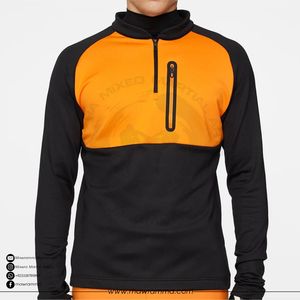 Sudadera Deportiva Unisex con Media Cremallera y Logotipo Personalizado Bordado OEM, de Alta Calidad, para Invierno, al Aire Libre, al por Mayor - Product Image 2