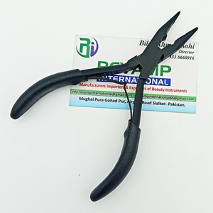 Alicates de punta plana de acero inoxidable de grado quirúrgico profesional para cinta de extensión de cabello herramientas de extensión de cabello - Product Image 4