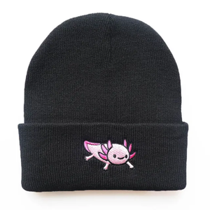 Phổ biến mùa đông phim hoạt hình động vật hình lục giác Ant in dệt kim Mũ Len Acrylic thể thao ngoài trời Mexico axolotl lạnh Beanie - Product Image 4