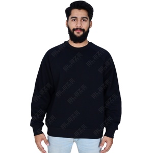 Custom Men's Oversize <b>Crewneck</b> Sweatshirt 70% Cotton 30% Polyester Fleece Plain Dyed Embroidered Design Hoodies Pullover <b>Sweater</b> - Product Image 1