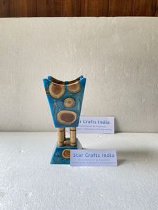 Quemadores de Incienso Mukhabir Bakhoor, Atractivo Quemador de Incienso de Madera y Resina Epoxi, Precio al por Mayor, Quemador de Bakhoor de la India - Product Image 2