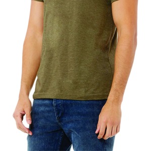 Taille adulte 100% T-shirt en polyester coton T-shirt à manches courtes respirant T-shirt d'été de qualité supérieure - Product Image 5
