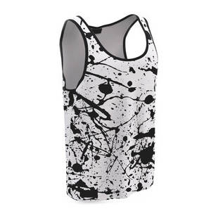 Tissu respirant entraînement hommes débardeur plaine Gym gars débardeur en gros meilleurs hommes débardeur - Product Image 4