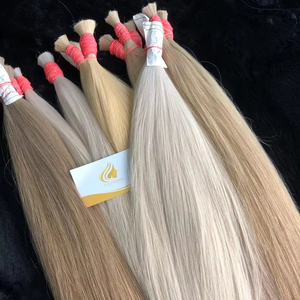 Vente en gros d'extensions de cheveux humains vierges vietnamiens avec blanchiment traitement chimique cheveux en vrac meilleur prix - Product Image 1