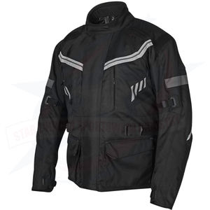 Blouson de moto Cordura imperméable à logo personnalisé veste en textile coupe-vent d'hiver et d'été avec techniques imprimées - Product Image 1