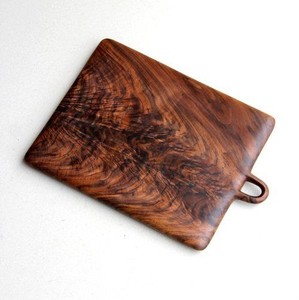 Gadgets de cuisine royaux planche à découper ronde en bois personnalisée planche à découper à fromage en bois vierge unique - Product Image 2