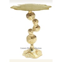 Table d'appoint moderne en fer doré, table basse luxueuse, centre de table brillant et poli, prix raisonnables