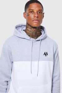 Venta al por mayor personalizado OEM pulóver Colorblock Sudadera con capucha con logotipo personalizado Unisex Relax fit transpirable Sudadera con capucha por Huzaifa Producto - Product Image 2