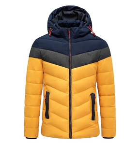 High Quality Men's <b>Padded</b> Parka <b>Jacket</b> <b>Waterproof</b> Winter Wear with Stand Collar and Embroidery parka <b>jackets</b> Wholesale - Product Image 2