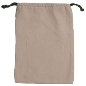 Bolsa de algodón de muselina orgánica 100% ecológica pequeña tela de Calicó blanca bolsa con cordón de lona cremallera logotipo personalizado impreso moda - Product Image 1