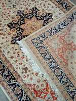 Heiß verkaufter orientalischer hand geknüpfter Teppich bester Qualität vom indischen Teppich hersteller direkt zum Fabrik preis