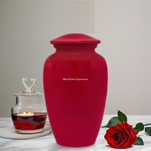 โกศใส่เถ้ากระดูกสีน้ำตาลสำหรับใส่เถ้ากระดูกของผู้ใหญ่สไตล์อเมริกันปรับสีได้ตามต้องการของตกแต่งด้วยโลหะแข็งที่เก็บขี้เถ้า - Product Image 4