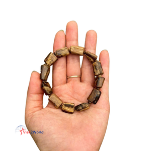 100% Natural <b>Elastic</b> Beaded <b>Bracelet</b> From Vietnam Agarwood Jewelry with Beads Stretch <b>Bracelet</b> - Product Image 4