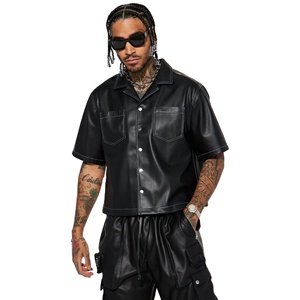 2023 gros veste personnalisée manteau en cuir de mode dans les meilleures vestes en cuir de qualité pour hommes - Product Image 1