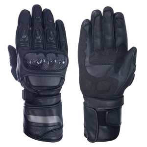 Men's Motorbike Brown Genuine Leather Winter Cycling <b>Gloves</b> Motorcycle Auto Racing Wear <b>Touchscreen</b> Finger Unisex Breathable - Product Image 1