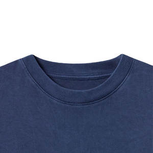 T-shirt uni imprimé personnalisé 100 coton hommes vierges conception personnalisée propre t-shirt surdimensionné - Product Image 3