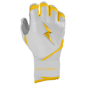 Guantes de bateo de béisbol con logotipo personalizado de piel de cabra auténtica de alta calidad - Product Image 2