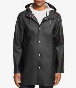 Chaqueta de lluvia XL ligera para hombre, Poncho, ropa de trabajo con mangas largas, impermeable, de seguridad, para motocicleta - Product Image 4