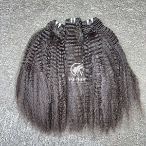 Venta al por mayor de pelo crudo vietnamita, pelo liso y rizado 100% crudo sin procesar de un donante, el mejor precio para extensiones de cabello humano - Product Image 1