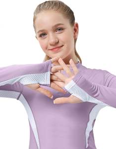 Nuevas camisas ecuestres para mujer Thumbholes Camisas de manga larga para montar a caballo Secado rápido Equitación ecuestre Jodhpur & Breeches - Product Image 5