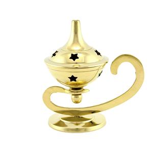 Brûleur d'encens en laiton de luxe de qualité supérieure nouveauté brûleur d'encens en métal Vintage diffuseur d'encens en laiton personnalisé - Product Image 1