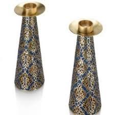 Vintage Finish Brass Menorah Candle Holder Jewish Hanukkah <b>Lamp</b> Decorative Candle Stand Home Decor - Product Image 2