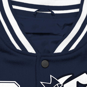 Personnalisation nouveaux hommes laine corps cuir manches brodés chenille patchs varsity veste Letterman Baseball College veste - Product Image 6