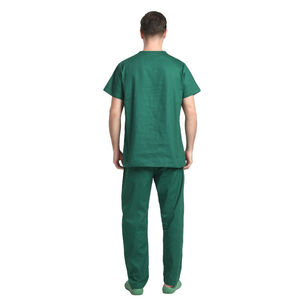 Nuevo Estilo de Uniformes Médicos para Hombre, Conjuntos de Uniformes de Enfermería Modernos y Elegantes, Venta al por Mayor, Personalizados, Manga Corta, Spandex, Twill Needle - Product Image 3