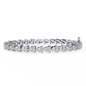 Bracelet en or 18 carats avec diamants de laboratoire, magnifiques bracelets et joncs en diamants - Product Image 6