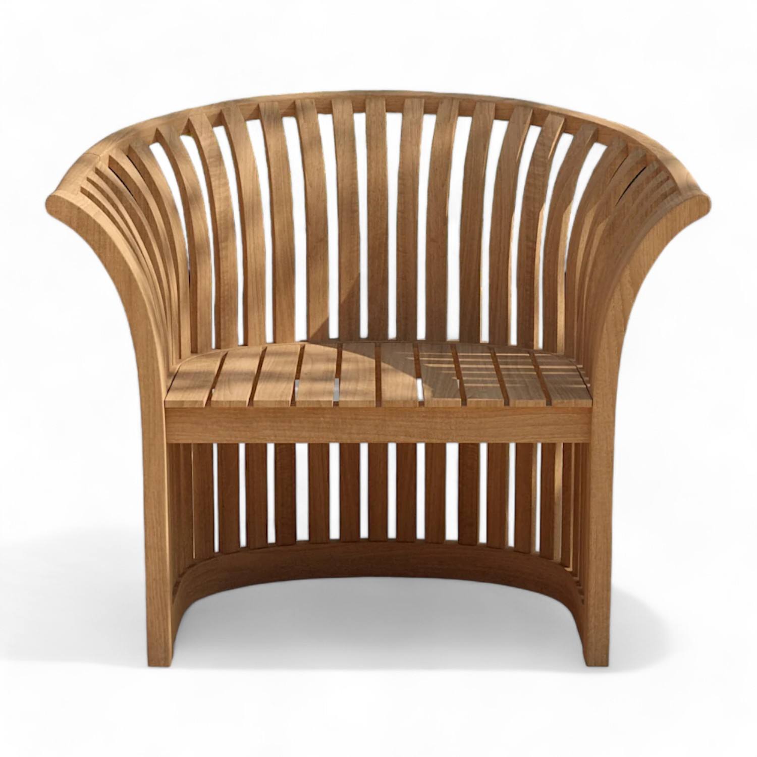 โซฟา1ที่นั่งขนาด89x76x80ซม. ทำจากไม้สักขัดละเอียด