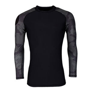 Camiseta de Compresión de Manga Larga para Hombre, Secado Rápido, Spandex, Poliéster, Deportiva, para Natación, Surf - Product Image 6