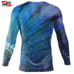 เสื้อรัดรูปผ้าสแปนเด็กซ์สำหรับผู้ชายเสื้อรัดรูปพิมพ์ลายพรางสำหรับใช้ในยิม - Product Image 4