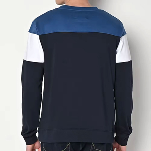 Suéter de punto para hombre de alta calidad OEM Drop Shoulder Crew Neck Custom Logo sudaderas al por mayor para la temporada de invierno - Product Image 3