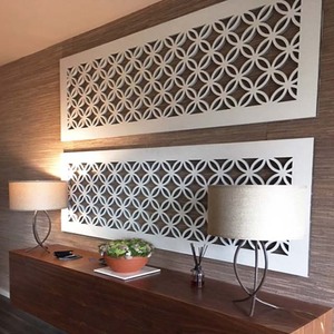 Panneau métallique personnalisé découpé au laser pour écrans décoratifs d'intérieur, panneaux de confidentialité d'art mural, séparateurs - Product Image 5