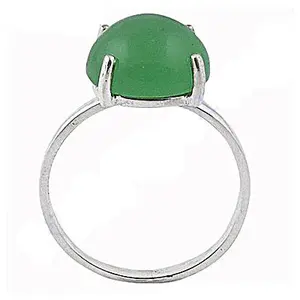 Anillo Hecho a Mano de Plata 925 con Circonita Verde en Forma de Pera, Chapado en Rodio, Joyería Fina para Mujer, Regalo - Product Image 1