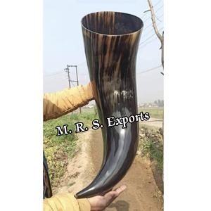 Top fabricante indio de buey natural vaca beber cuerno vikingo beber cuerno tallado antiguo vikingo beber vaca cuerno ágata - Product Image 2