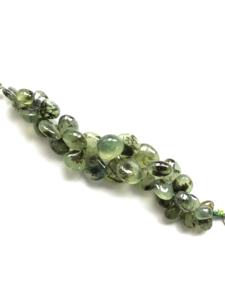 ลูกปัดเพอริดอทธรรมชาติทรงหยดน้ำ สำหรับทำเครื่องประดับอัญมณี - Product Image 5