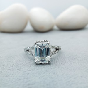 Custom Fancy Solitaire VVS Lab Grown Gold 14K 18K Engagement Wedding Diamond Ring 925 Silver Trendy 100% Parties Gifts - Product Image 1