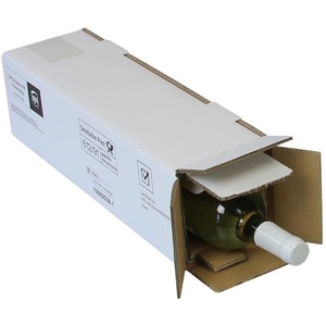 Quality 2.3BC Brown Double-Walled PTZ Bottle Carton Post-Authorized Dimensions 105x100x425mm Pack Size 30 - Product Image 1