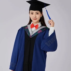 Túnica de Graduación Escolar al por Mayor, Conjunto de Túnica para Estudiantes, Poliéster, Cómodo, Proveedor de Ropa para Ceremonias - Product Image 4