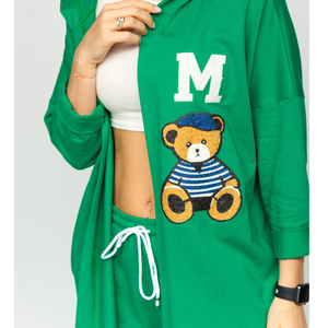 Jersey holgado bordado para mujer, sudaderas de algodón 100%, logotipo personalizado Essentials Hip Hop, recién llegado, sudaderas con capucha de gran tamaño Y2k para mujer - Product Image 5