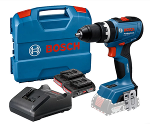 Perceuse-visseuse à percussion sans fil professionnelle GSB 18V-65, moteur sans balais, couple de 65 Nm, diamètre de perçage max. 35 mm, compacte - Product Image 1