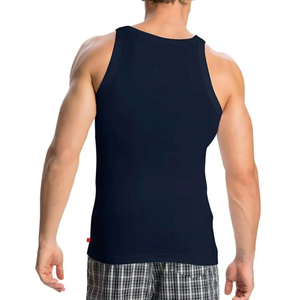 2025 Summer Muscle Fit <b>Men's</b> Workout Hooded Tank Tops Bodybuilding Muscle Shirts Screen Print <b>Men</b> Sleeveless Gym 2025 - Product Image 2