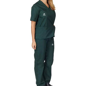 Ensemble de vêtements de travail multi-poches pour infirmière Ensembles d'uniformes pour dames Costumes d'hôpital médical Ensembles de blouses pour médecins dentaires sur mesure - Product Image 3