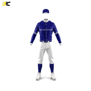 Uniforme de Baseball de grande taille, Design personnalisé, tenue d'équipe, ensemble de Softball avec tissu de haute qualité, uniforme de Baseball pour adultes - Product Image 5