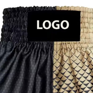 Pantalones Cortos de Boxeo Muay Thai para Hombre de Alta Calidad y Cómodos, 100% Poliéster, Precio de Fábrica al por Mayor, Lisos Premium para Artes Marciales - Product Image 2