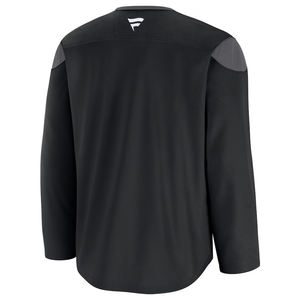 Black Long Sleeve <b>Patchwork</b> Hockey <b>Shirt</b> for Men Casual Athletic Sportswear Top Lightweight Streetwear Fashion - Product Image 3