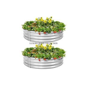 Maceta de Jardín Galvanizada de Estilo Antiguo para Diseños de Jardín Modernos y Tradicionales con Durabilidad Prolongada - Product Image 1