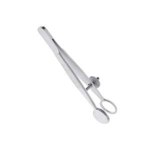 Pinzas Oftálmicas Manuales Premium de Placa Superior Abierta Ovalada Grande, Pinzas para Chalazión de Acero, Uso Hospitalario, Alta Calidad - Product Image 3