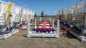 Réservoir de fracturation en acier robuste pour l'industrie pétrolière et gazière |   Réservoir de stockage de liquide industriel de grande capacité pour l'eau de forage - Product Image 4